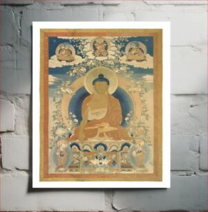 Πίνακας, Buddha Shakyamuni with disciples