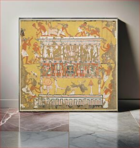 Πίνακας, Building a Catafalque, Tomb of Ipuy