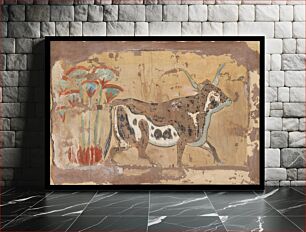 Πίνακας, Bull in a Papyrus Swamp, Palace of Amenhotep III by William J. Palmer-Jones