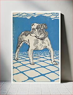 Πίνακας, Bulldog (1912) by Moriz Jung