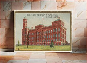 Πίνακας, Bureau of Printing & Engraving in Washington, from the General Government and State Capitol Buildings series (N14) for Allen & Ginter Cigarettes Brands