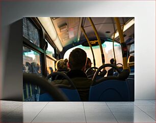Πίνακας, Bus Ride at Sunset Βόλτα με λεωφορείο στο ηλιοβασίλεμα