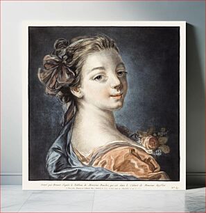 Πίνακας, Bust of a Woman (ca.1771) by Louis-Marin Bonnet