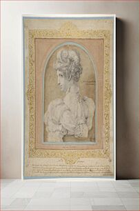 Πίνακας, Bust of a Woman with an Elaborate Coiffure by Rosso Fiorentino