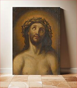 Πίνακας, Bust of christ with a crown of thorns