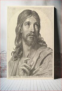 Πίνακας, Bust of the Adult Christ by Claude Mellan