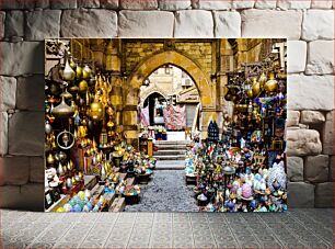 Πίνακας, Bustling Bazaar Πολύβουο Παζάρι