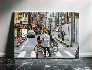 Πίνακας, Busy City Street Πολυσύχναστη οδός της πόλης