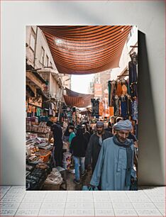 Πίνακας, Busy Market Scene Πολυσύχναστη σκηνή αγοράς