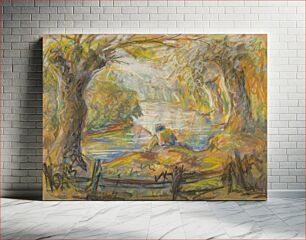 Πίνακας, By the river, Ludovít Varga
