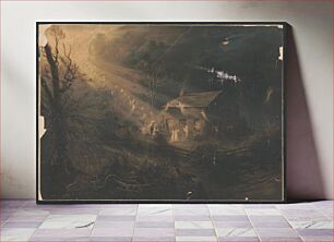 Πίνακας, [Cabin with ghostly accession]