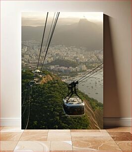 Πίνακας, Cable Car Over Rio de Janeiro Τελεφερίκ πάνω από το Ρίο ντε Τζανέιρο