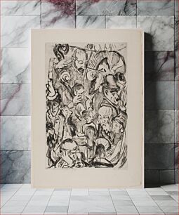 Πίνακας, Café Music, plate 9 from the portfolio “Faces” by Max Beckmann
