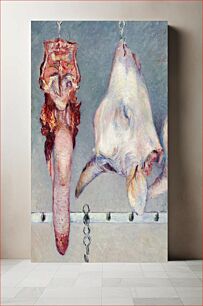 Πίνακας, Calf’s Head and Ox Tongue (ca. 1882) by Gustave Caillebotte