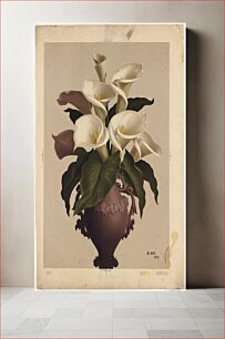 Πίνακας, Calla lilies in vase