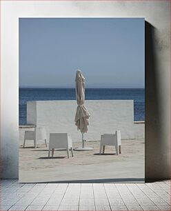 Πίνακας, Calm Seaside Patio Ήρεμο Παραθαλάσσιο Αίθριο