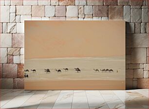 Πίνακας, Camels Crossing the Desert Καμήλες που διασχίζουν την έρημο