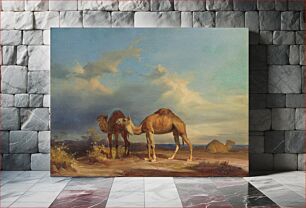 Πίνακας, Camels in a southern landscape, Karol Marko St