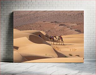 Πίνακας, Camels Traversing the Desert Καμήλες που διασχίζουν την έρημο