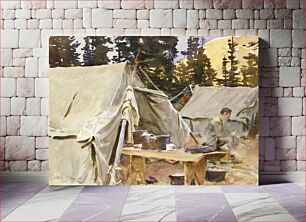 Πίνακας, Camp at Lake O'Hara (1916) by John Singer Sargent
