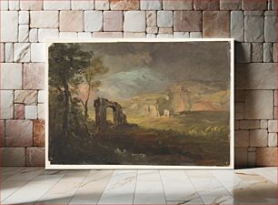 Πίνακας, Campagna Fantasy, Frederic Edwin Church