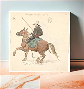 Πίνακας, Campagnole for horse by Johan Thomas Lundbye
