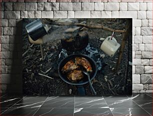 Πίνακας, Camping Cooking Setup Ρύθμιση μαγειρικής κάμπινγκ