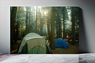 Πίνακας, Camping in the Forest Κάμπινγκ στο Δάσος