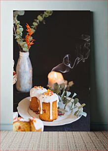 Πίνακας, Candlelit Dessert Scene Σκηνή γλυκού υπό το φως των κεριών