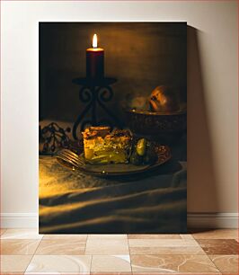 Πίνακας, Candlelit Dinner Scene Σκηνή δείπνου υπό το φως των κεριών
