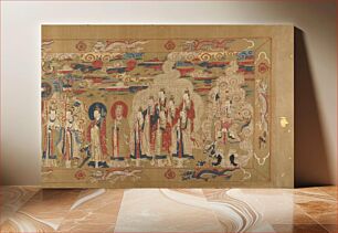 Πίνακας, Canonization scroll of Li Zhong by Unidentified artist