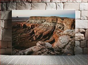 Πίνακας, Canyon Landscape at Dusk Τοπίο του φαραγγιού στο σούρουπο