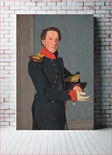 Πίνακας, Captain Lieutenant of the Navy D. Christen Schifter Feilberg by Christen Købke