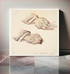 Πίνακας, Carl Nielsen's hands by Anne Marie Carl Nielsen