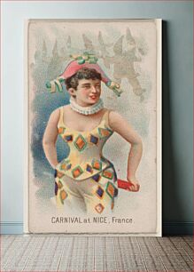 Πίνακας, Carnival at Nice, France, from the Holidays series (N80) for Duke brand cigarettes issued by Allen & Ginter, George S. Harris & Sons (lithographer)