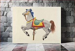 Πίνακας, Carousel Horse (1935–1942) by American 20th century