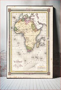 Πίνακας, Carte de l'Afrique