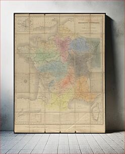 Πίνακας, Carte des monuments historiques de la France, dressée d'après la liste établie par la Commission des monuments historiques