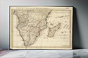 Πίνακας, Carte du Congo et du Pays des Cafres