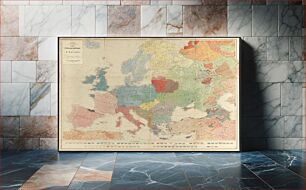 Πίνακας, Carte ethnographique de l'Europe