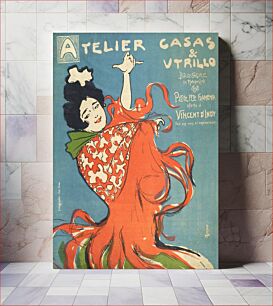 Πίνακας, Cartell de Ramon Casas per a l'espectacle "Petite fête flamenca oferte à Vincent d'Indy par ses amis et admirateurs". Barcelona, 1898