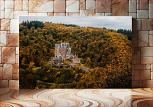 Πίνακας, Castle in Autumn Forest Κάστρο στο φθινοπωρινό δάσος