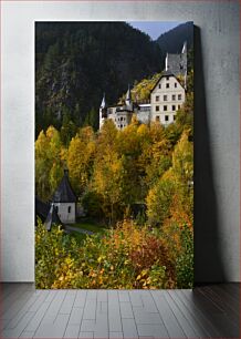 Πίνακας, Castle in Autumn Forest Κάστρο στο Φθινοπωρινό Δάσος