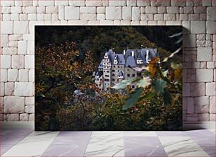 Πίνακας, Castle in the Forest during Autumn Κάστρο στο δάσος το φθινόπωρο