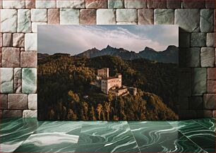 Πίνακας, Castle in the Mountains Κάστρο στα βουνά