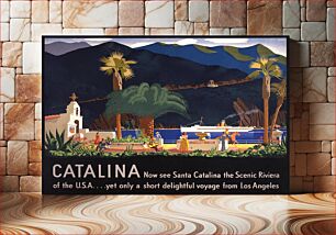 Πίνακας, Catalina: Now see Santa Catalina, the Scenic Riviera of the U.S.A. ... yet only a short delightful voyage from Los Angeles by Otis Shepard