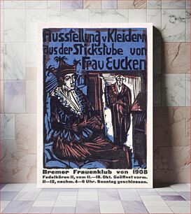 Πίνακας, Catalogue of the exhibition of dresses from the needlework salon of Mrs. Eucken (1916) by Ernst Ludwig Kirchner