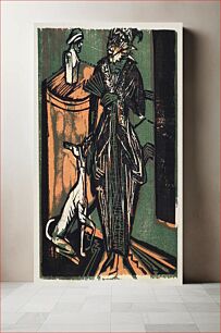 Πίνακας, Catalogue of the exhibition of dresses from the needlework salon of Mrs. Eucken (1916) by Ernst Ludwig Kirchner
