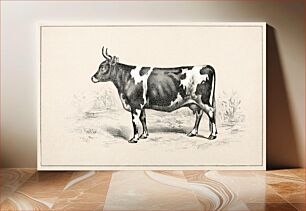 Πίνακας, Cattle and dairy farming (1887) chromolithograph by United States. Bureau of Foreign Commerce