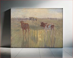 Πίνακας, Cattle Seen against the Sun on the Island of Saltholm by Theodor Philipsen
